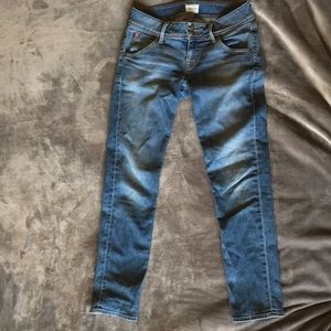Hudson Jeans, size 26, tiny hole (left leg)